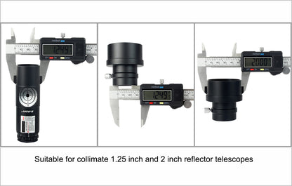 Colimador Láser de 1.25" con Adaptador de 2"